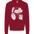 Storage Evolution HD Drive USB Stick CD Kids Sweatshirt Jumper Red