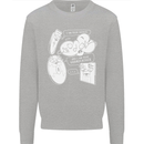 Storage Evolution HD Drive USB Stick CD Kids Sweatshirt Jumper Sports Grey