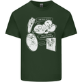 Storage Evolution HD Drive USB Stick CD Mens Cotton T-Shirt Tee Top Forest Green