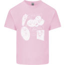 Storage Evolution HD Drive USB Stick CD Mens Cotton T-Shirt Tee Top Light Pink