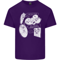 Storage Evolution HD Drive USB Stick CD Mens Cotton T-Shirt Tee Top Purple