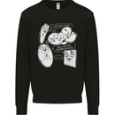 Storage Evolution HD Drive USB Stick CD Mens Sweatshirt Jumper Black