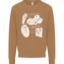 Storage Evolution HD Drive USB Stick CD Mens Sweatshirt Jumper Caramel Latte