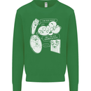 Storage Evolution HD Drive USB Stick CD Mens Sweatshirt Jumper Irish Green
