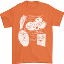 Storage Evolution HD Drive USB Stick CD Mens T-Shirt 100% Cotton Orange