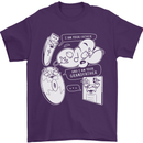 Storage Evolution HD Drive USB Stick CD Mens T-Shirt 100% Cotton Purple