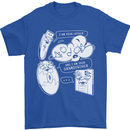 Storage Evolution HD Drive USB Stick CD Mens T-Shirt 100% Cotton Royal Blue