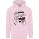 Storage Evolution HD Drive USB Stick CD Retro Childrens Kids Hoodie Light Pink