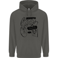 Storage Evolution HD Drive USB Stick CD Retro Childrens Kids Hoodie Storm Grey