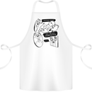 Storage Evolution HD Drive USB Stick CD Retro Cotton Apron 100% Organic White