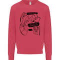 Storage Evolution HD Drive USB Stick CD Retro Kids Sweatshirt Jumper Heliconia
