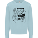Storage Evolution HD Drive USB Stick CD Retro Kids Sweatshirt Jumper Light Blue