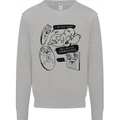 Storage Evolution HD Drive USB Stick CD Retro Kids Sweatshirt Jumper Sports Grey
