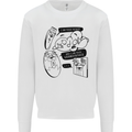 Storage Evolution HD Drive USB Stick CD Retro Kids Sweatshirt Jumper White
