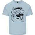 Storage Evolution HD Drive USB Stick CD Retro Kids T-Shirt Childrens Light Blue