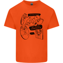 Storage Evolution HD Drive USB Stick CD Retro Kids T-Shirt Childrens Orange