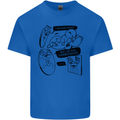 Storage Evolution HD Drive USB Stick CD Retro Kids T-Shirt Childrens Royal Blue