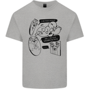 Storage Evolution HD Drive USB Stick CD Retro Kids T-Shirt Childrens Sports Grey