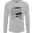 Storage Evolution HD Drive USB Stick CD Retro Mens Long Sleeve T-Shirt Sports Grey