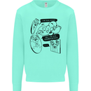 Storage Evolution HD Drive USB Stick CD Retro Mens Sweatshirt Jumper Peppermint