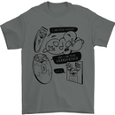 Storage Evolution HD Drive USB Stick CD Retro Mens T-Shirt 100% Cotton Charcoal