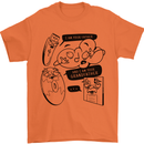 Storage Evolution HD Drive USB Stick CD Retro Mens T-Shirt 100% Cotton Orange