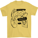 Storage Evolution HD Drive USB Stick CD Retro Mens T-Shirt 100% Cotton Yellow