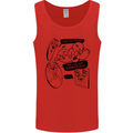 Storage Evolution HD Drive USB Stick CD Retro Mens Vest Tank Top Red