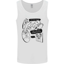 Storage Evolution HD Drive USB Stick CD Retro Mens Vest Tank Top White