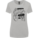 Storage Evolution HD Drive USB Stick CD Retro Womens Wider Cut T-Shirt Sports Grey