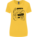 Storage Evolution HD Drive USB Stick CD Retro Womens Wider Cut T-Shirt Yellow