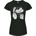 Storage Evolution HD Drive USB Stick CD Womens Petite Cut T-Shirt Black