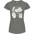 Storage Evolution HD Drive USB Stick CD Womens Petite Cut T-Shirt Charcoal