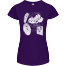 Storage Evolution HD Drive USB Stick CD Womens Petite Cut T-Shirt Purple