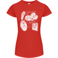 Storage Evolution HD Drive USB Stick CD Womens Petite Cut T-Shirt Red
