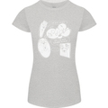 Storage Evolution HD Drive USB Stick CD Womens Petite Cut T-Shirt Sports Grey