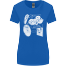 Storage Evolution HD Drive USB Stick CD Womens Wider Cut T-Shirt Royal Blue