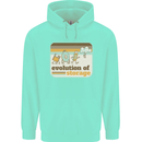 Storage Evolution Retro CD HD Drive USB Stick Childrens Kids Hoodie Peppermint