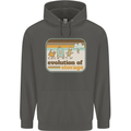 Storage Evolution Retro CD HD Drive USB Stick Childrens Kids Hoodie Storm Grey