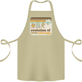Storage Evolution Retro CD HD Drive USB Stick Cotton Apron 100% Organic Khaki