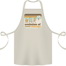 Storage Evolution Retro CD HD Drive USB Stick Cotton Apron 100% Organic Natural