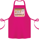 Storage Evolution Retro CD HD Drive USB Stick Cotton Apron 100% Organic Pink