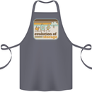Storage Evolution Retro CD HD Drive USB Stick Cotton Apron 100% Organic Steel