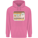 Storage Evolution Retro CD HD Drive USB Stick Mens 80% Cotton Hoodie Azelea