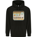 Storage Evolution Retro CD HD Drive USB Stick Mens 80% Cotton Hoodie Black