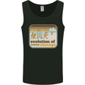 Storage Evolution Retro CD HD Drive USB Stick Mens Vest Tank Top Black