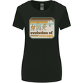 Storage Evolution Retro CD HD Drive USB Stick Womens Wider Cut T-Shirt Black