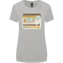 Storage Evolution Retro CD HD Drive USB Stick Womens Wider Cut T-Shirt Sports Grey