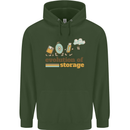 Storage Evolution Retro HD Drive USB Stick CD Childrens Kids Hoodie Forest Green