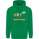 Storage Evolution Retro HD Drive USB Stick CD Childrens Kids Hoodie Irish Green